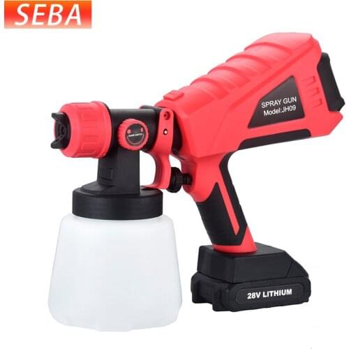 Professional HVLP Spray Guns 1.0/1.8/2.5mm Nozzle Plug-in Use Lithium Battery Airbrush For Car Spray Gun High Pressure Cleaner