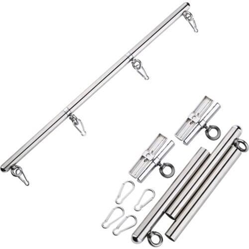 Adults Toys SM Products BDSM Bondage Set Stainless Steel Bar Sex Slave Handcuffs Ankle Cuffs Adult Game Sex Toys for Women