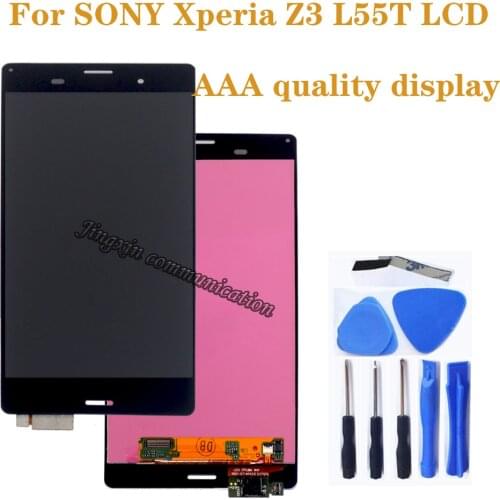 5.2" AAA display for SONY Xperia Z3 LCD + touch screen instead for SONY Xperia Z3 L55T D6603 D6653 LCD mobile phone repair parts