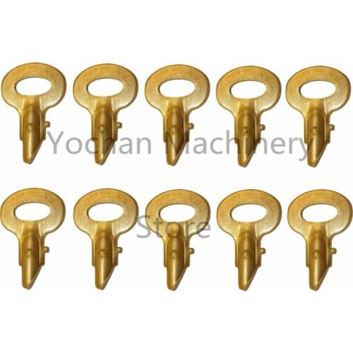 10 Pcs 72162639 Starter Switch Key 9542 For Allis Chalmers DJS Tractor Case International Farmall Oliver 70231713 611105A