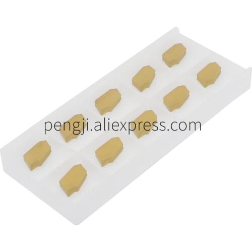 10PCS GTN-3 (SP300) CNC Grooving Carbide Inserts Steel Fit for SPB326 Lathe Grooving Cutting Tools for Processing Steel