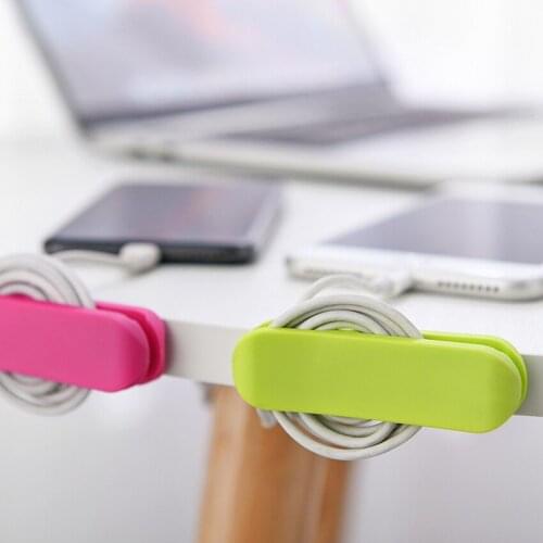 3PCS/Set Cable Clips, Cord Organizer Charger Cable Management for Organizing Home Office Desk Phone Car Cable Wire Winder