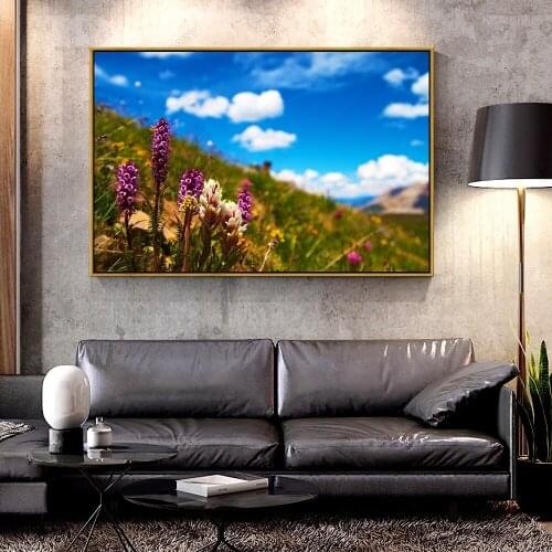 Artcozy Oil Canvas Painting flowers_field_summer For Home Decoration Wall Art