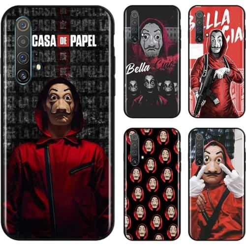Spain TV Money Heist House For OPPO Find X3 X2 K5 K3 R17 R15 R9S F19 F15 F11 F9 F7 F5 Neo lite Pro Black Soft Phone Case