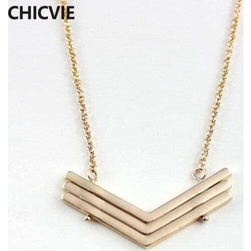 CHICVIE Romantic Natural Stone Necklaces Elegant Gold Color Pendant Necklaces for women Handmade Beads Jewelry SNE160229