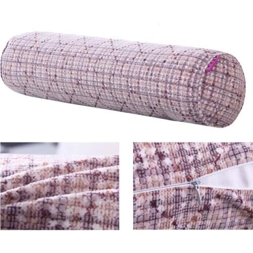 Cylinder Pillow for Bed Column Multi Size Sleeping Bolster Removable Neck Support Sleep Bedding Pillow