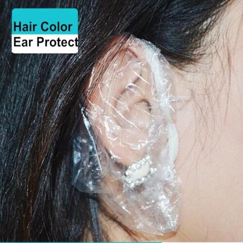 100pcs/pack Disposable Hair Color Coloring Dress Decorate Style Styling Ear Protector Care Tools Accessories Ear Protection