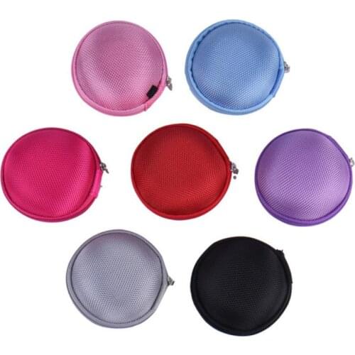 Portable Colorful Hold Case Cable Storage Carrying Hard Bag Pocket Storage Bag Used To Store Earbuds Memory Card Headphones