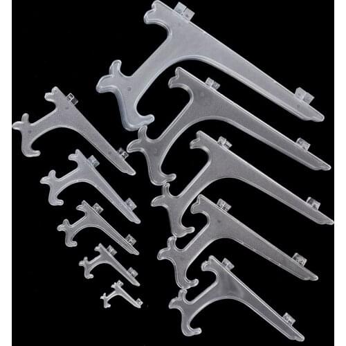 Clear Plastic Easels or Stand / Plate Holders to Display Pictures or Other Items at Weddings, Home Decoration, Birthdays, Tables