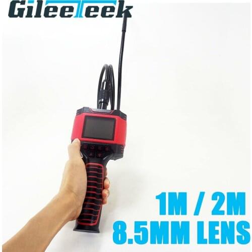 99D2 Handheld 8.5mm 1M 2M 3M Endoscope Camera Monitor LED Waterproof Pipe Tube Inspection Borescope Inspection Scope