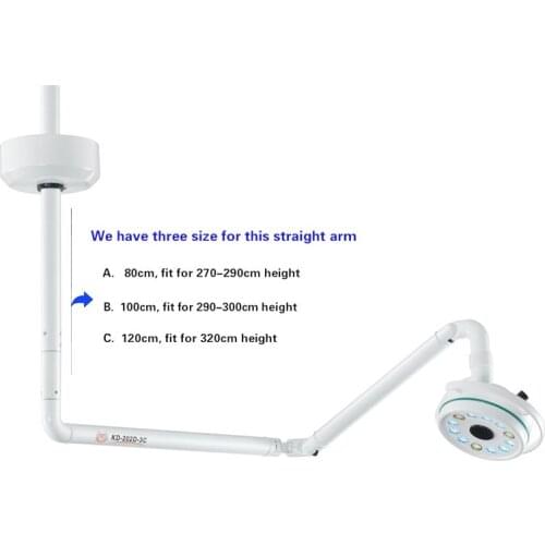 Ceiling Mounted 36W Medical Surgery LED Shadowless Light Operation Lamp Oral Implant Examination Lamp Pet Clinic(90V-240V)