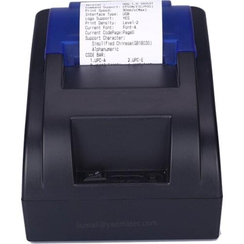 Thermal Printer Restaurant Mobile Phone Portable POS Receipt Business Payment Office USB Bluetooth Thermal Printer High Speed 58