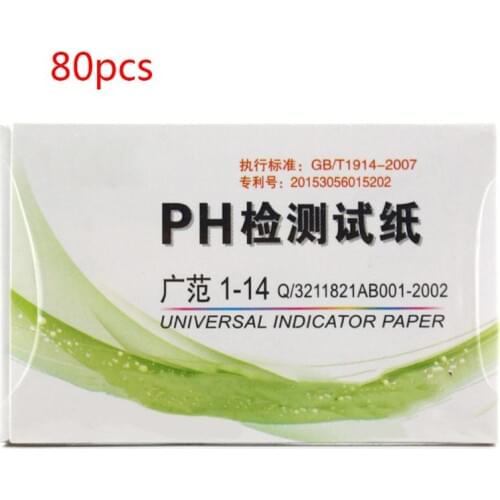 Testing Tools 80 Strips/pack PH Test Strips PH Meter PH Controller Range 1-14st Alkaline Acid Indicator Litmus Paper Water Soils