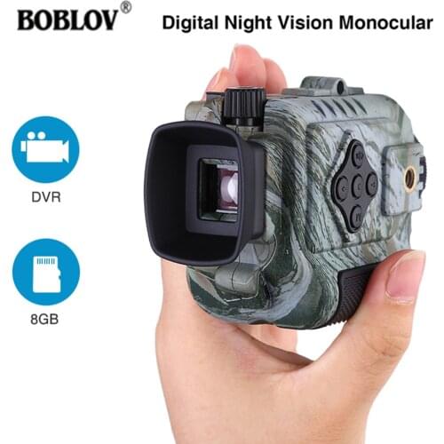 Night Vision Device Monocular Digital IR Telescope Tactical Night Vision Scope Shooting Photos Video Recording Hunting Camera