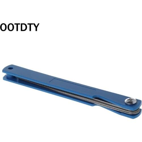 1Pc High Quality Stainless Steel Feeler Gauge 14 Blade Thickness Gap Metric Filler Measure Tool Car Repair Tool