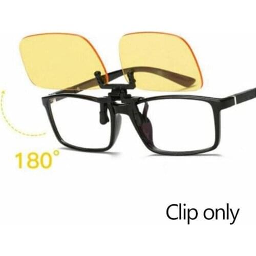 1pcs Blue Light Blue Light Blocking Clip Glasses Office Computer Anti Blue Ray Clip On Eyeglasses Uv Strain Relief For Women Men
