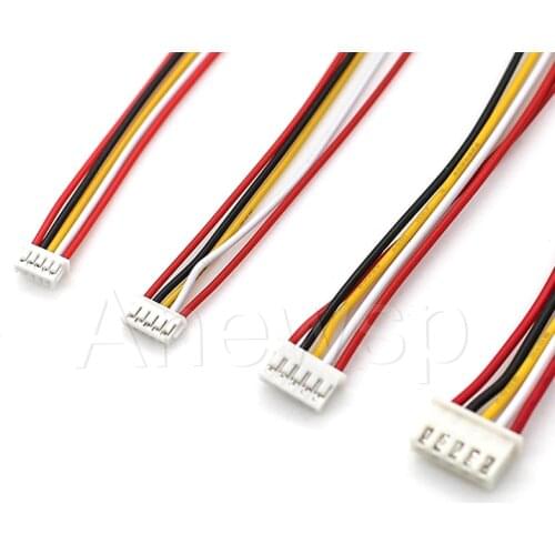 5 PCS CH3.96 or VH3.96 female Housing Plug Connector Wire Cable 2p/3/4/5/6/7/8/9/10p 100/200/300mm 22AWG