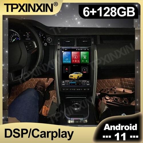 128G Android 11 Tesla Screen Car Radio For Land Rover Freelander 2015-2019 Multimedia Auto DVD Player Navigation Stereo GPS 2din