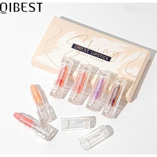 1 Set Glitter Shimmer Lipstick Waterproof Not Easy To Fade Change Temperature Moisturizing Flash Diamond Lipstick Cosmetic TSLM1