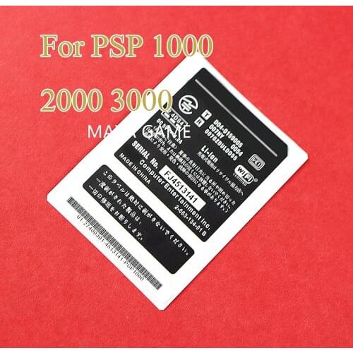 FOR PSP1000 Shell for psp 2000/300 Shell Battery Warehouse Label Warranty Label Bar Code Sticker for PSP 1000 2000 3000