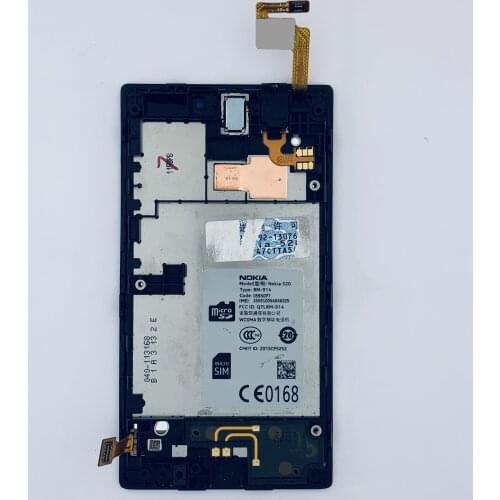 For Nokia Lumia 520 RM-914 LCD Display Touch Screen Digitizer Assembly Frame Replacement Parts