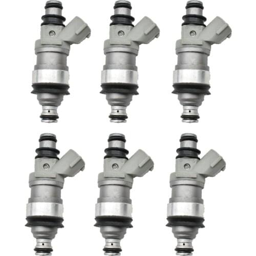 6PC Fuel Injector Nozzle For Toyota Camry Lexus ES300 3.0L 4runner Tacoma 3.4L 23250-62030 2325062030 23209-62030 2320962030