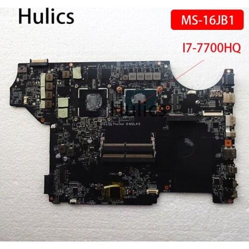 Hulics Original I7-7700HQ GPU GTX1060M MS-16JB1 motherboard for MSI GE62VR GE72VR notebook PC main board