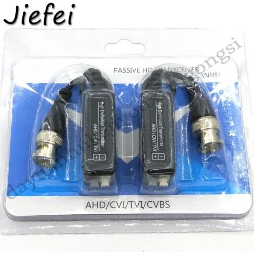 100Pairs(200pcs) Video Balun Coax BNC to UTP CAT5 for CCTV HD AHD HD TVI CVI 1080P New