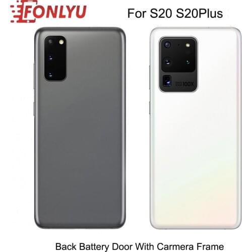 Housing Back Cover Glass Replacement For Samsung Galaxy S20 G980F S20P Phone Repair Part camera glass frame