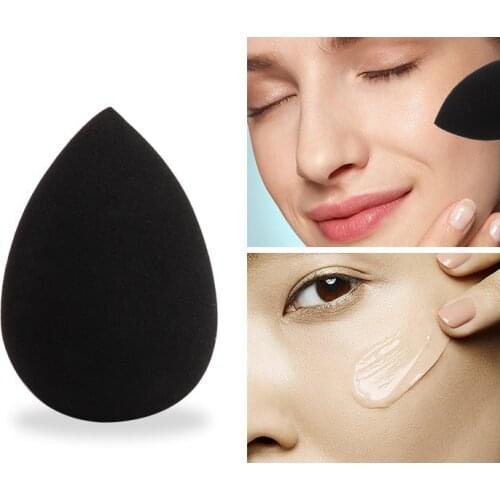 Beauty Black Makeup Applicator Makeup Sponge Puff Beauty Egg Super Soft Sponge Powder Blender Smooth Foundation Blending Puff