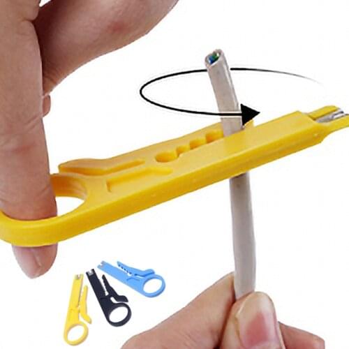 Mini Portable Wire Stripper KCrimper Pliers Crimping Tool Cable Stripping Wire Cutter Multi Tools Cut Line PVC tape din rail pen