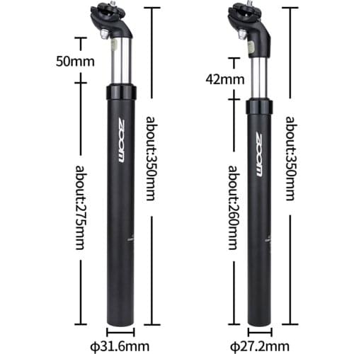 MTB Bike Seat Post Shockproof Vibration Absorb Adjustable Bicycle Seat Post Road Mountain Bike Suspension Seatpost 26.2mm 31.6mm