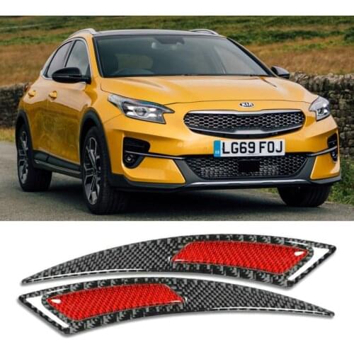 Carbon Fiber Wheel Eyebrow Sticker For Kia rio ceed sportage cerato sorento soul Carens Magentis Opirus Optima Picanto Carnival