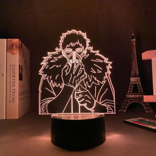 Lamp Table My Hero Academia Anime Figures Overhaul Led Strip Lights Decoration For Wall Bedroom Led Night Light