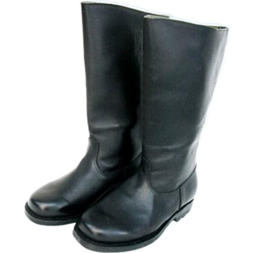 WWII GERMAN EM LEATHER COMBAT BOOTS SHOES RIDING BOOTS