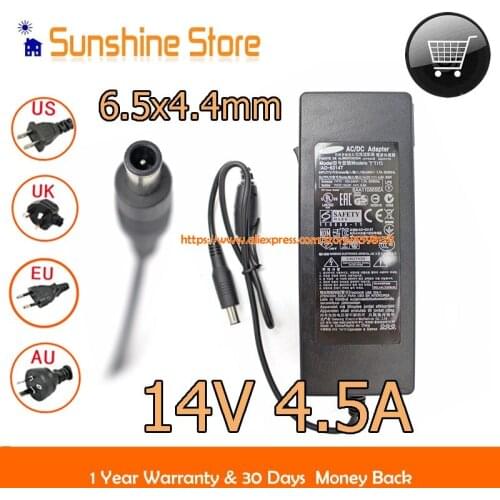 Genuine For Samsung AD-6314T AD-6314C AP06314-UV SVD5614V AD-6314N Adapter 14V 4.5A S24A300B S27B350H C24B550U TC220 LCD Monitor