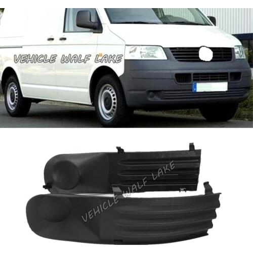 Car Fog Light Grille For VW Transporter T5 Bus 2003 2004 2005 2006 2007 2008 2009 Front Bumper Fog Light Fog Lamp Grille Trim