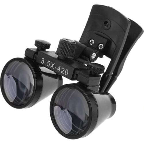 Dental Loupes 2.5X 3.5X Magnification Galilean Binocular Magnifier Dentistry Optical Glass Lens Dentist