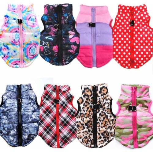Warm Dog Clothes For Small Dog Windproof Winter Pet Dog Coat Jacket Padded Clothes Puppy Outfit Vest Yorkie Chihuahua Clothes