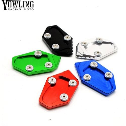 6 colours Motorcycle Kickstand Aluminum Enlarge Extension Side Stand Plate Enlarge For yamaha XJ6/ABS09-15 09 10 11 12 13 14 15
