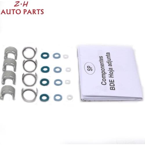 06D 998 907 Fuel Injector Seal Kit For Audi A3 A4 A6 TT VW Passat Golf Eos Skoda Seat Exeo/ST Altea Fuel Injector Repair Kit