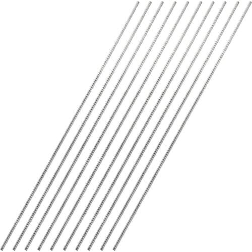 1.5mm x 250mm 304 Stainless Steel Solid Round Rod for DIY Craft