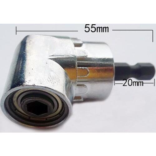 105 Degree 1/4 Adjustable Hex Bit Angle Driver Screwdriver Magnetic Bit Angle Extension ScrewDriver Socket Holder Adapter