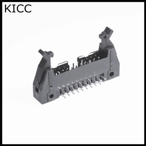 5Pcs Ox Horn Socket DC2-30P 2.54mm Bend pin Horn hook PCB Connector