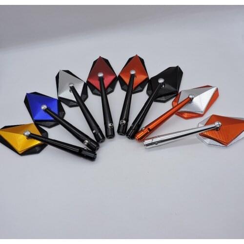 Aluminum CNC Motorcycle Rear Side Mirrors Rearview Mirror Universal For Street Bike Sport Bike Scooter