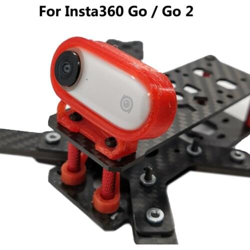 TPU Mount Framework For Insta360 GO Sports camera to FPV Racing Drone Quadcopter parts