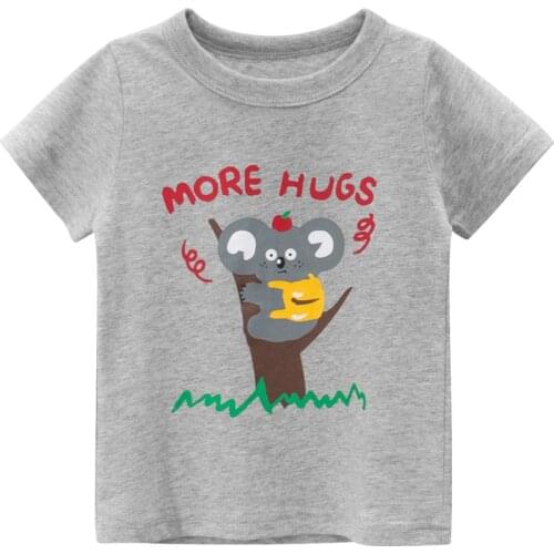 Kids T-shirts Fashion Korean Cartoon Short Sleeve Tops for Boy 2 3 4 5 6 7 8 Years Toddler Boy Tshirts 2020 Summer Child Tees