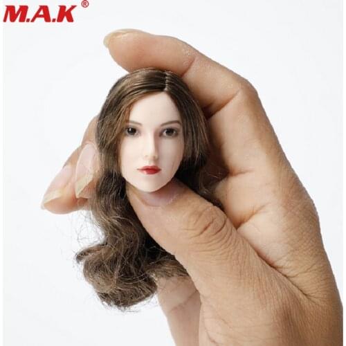Collectible 1/6 Scale Asian Female Woman Girl Head Sculpt Model For 12'' Action Figure Body