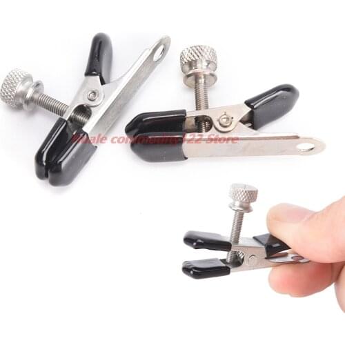 Hot 1 Pair Metal Nipple Clip Breast Clamp Female Breast Clip Exotic Accessories Nipple Clamp Breast Clip