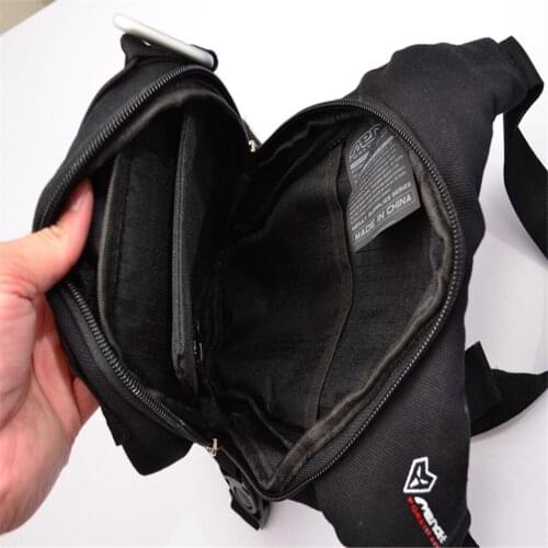 Oxford 1680D Thigh Drop Leg Bag for Men - Motorcycle Rider Multi-pocket Waist Fanny Pack Adjustable Shoulder Belt